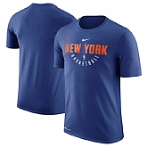New York Knicks Nike Blue Practice Performance T-Shirt,baseball caps,new era cap wholesale,wholesale hats